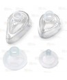 Mascarillas  de silicona esterilizables para resucitador