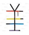 Araña de inmovilización T-Straps para tableros espinales Spencer