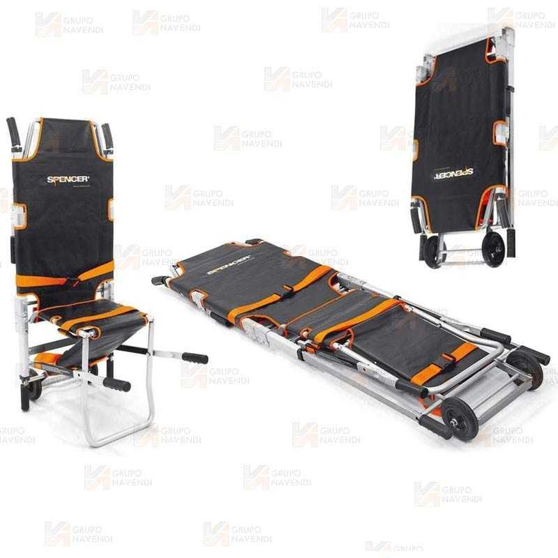 Camilla de emergencias convertible en silla de Spencer