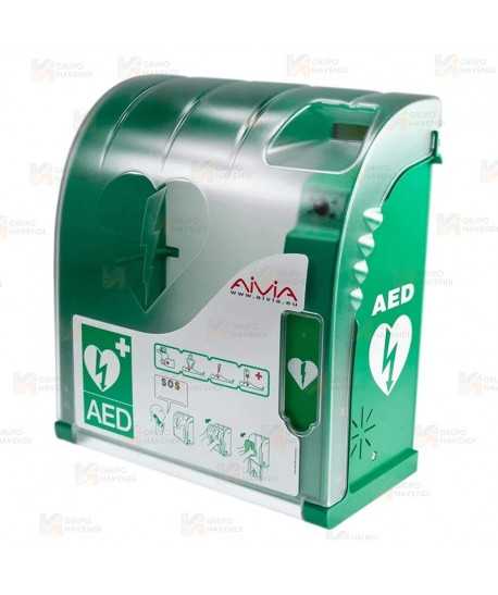 Vitrina AIVIA 320-A con alarma, teléfono y conexión a una Central