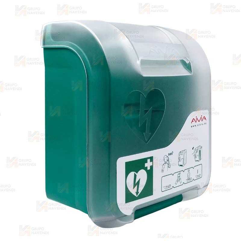 Vitrina AIVIA IN con alarma acústica y luminosa para desfibriladores