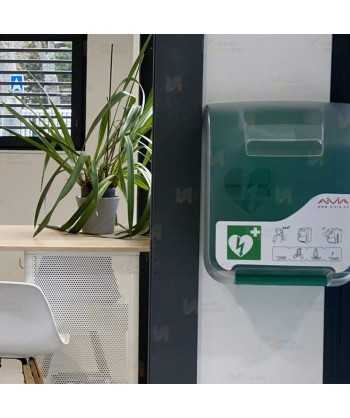 Vitrina AIVIA IN con alarma acústica y luminosa para desfibriladores