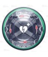 Vitrina Rotaid Solid Plus para desfibriladores con flechas rojas y alarma