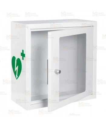 Vitrina metálica sin alarma Basic para desfibriladores