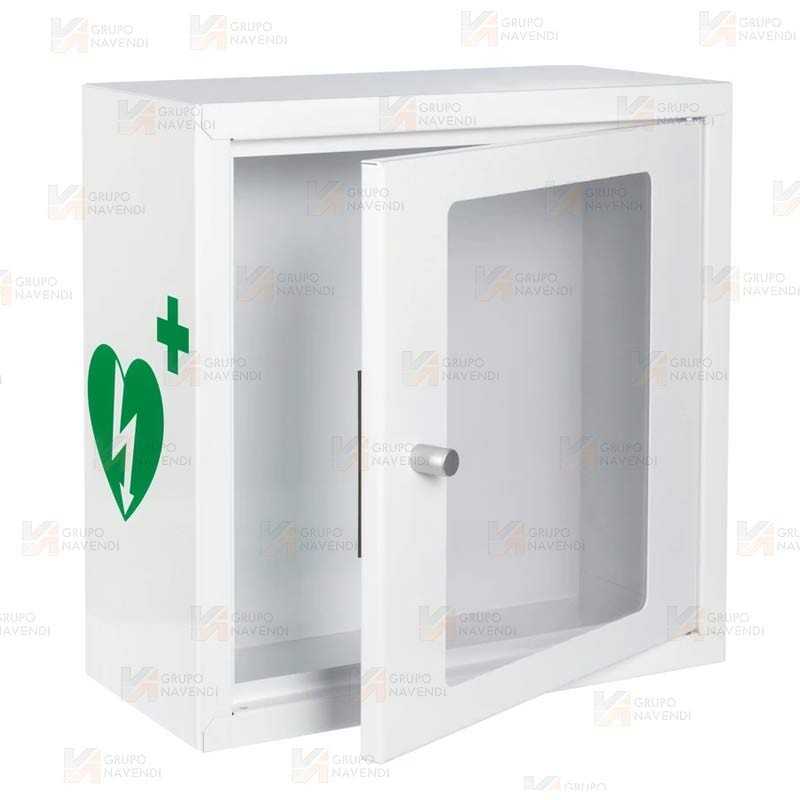 Vitrina metálica sin alarma Basic para desfibriladores