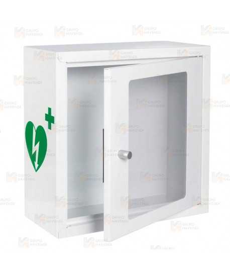 Vitrina metálica sin alarma Basic para desfibriladores