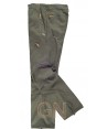 Pantalón sport multibolsillos de viscosa con refuerzos