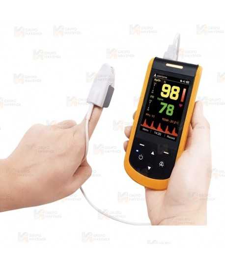 Pulsioxímetro profesional de mano SP-20 con base de carga