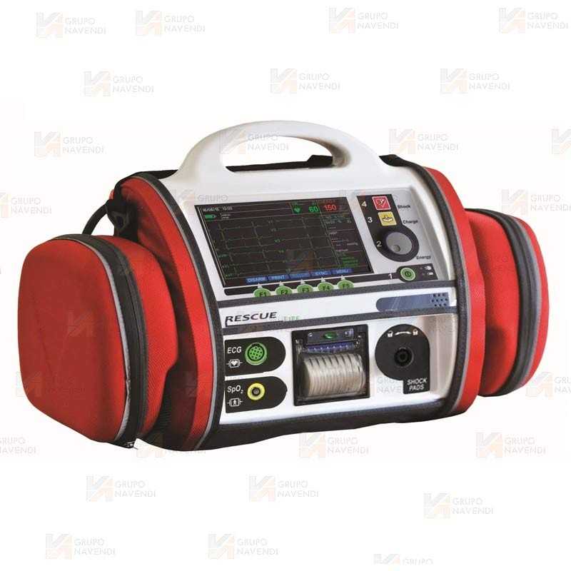 Monitor Desfibrilador de 5 canales - Rescue Life 7 Basic