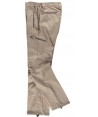 Pantalón sport multibolsillos de viscosa con refuerzos