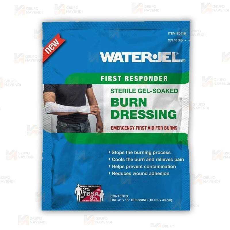 Apósito WaterJel de 10 x 40 cm para quemaduras