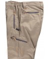 Pantalón sport multibolsillos de viscosa con refuerzos