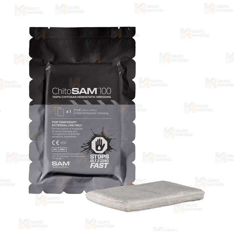 Venda hemostática ChitoSAM 100 (7,6 x 183 cm)