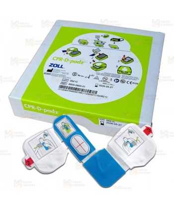Electrodos adulto con metrónomo para desfibriladores Zoll AED Plus