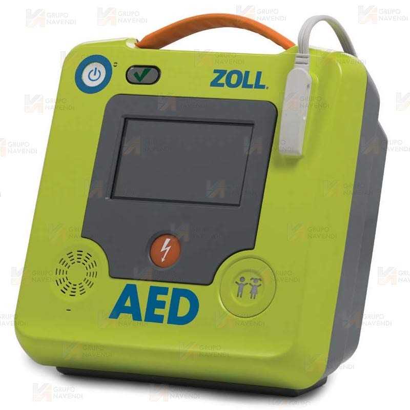 Desfibrilador profesional semiautomático AED 3 BLS con electrodos CPR Uni‐padz