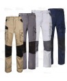 Pantalón de trabajo multibolsillos con refuerzos en tejido canvas