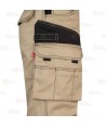 Pantalón de trabajo multibolsillos con refuerzos en tejido canvas