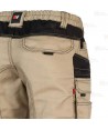 Pantalón de trabajo multibolsillos con refuerzos en tejido canvas
