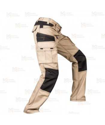 Pantalón de trabajo multibolsillos con refuerzos en tejido canvas