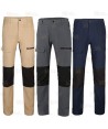 Pantalón elástico trekking stretch multibolsillos