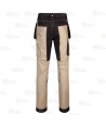 Pantalón Stretch elástico de algodón con refuerzos