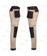 Pantalón Stretch elástico de algodón con refuerzos