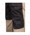 Pantalón Stretch elástico de algodón con refuerzos