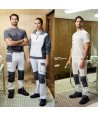 Pantalón Stretch elástico de algodón con refuerzos