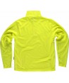Jersey polar segunda piel con cierre de media cremallera color amarillo A.V.