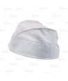 Gorro tipo barco de cocina con rejilla en la parte superior