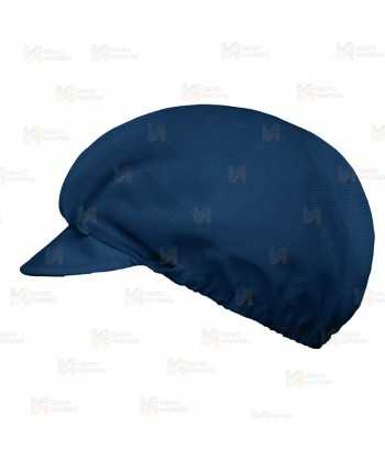 Cofia de rejilla con visera rígida color azul marino