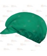 Cofia de rejilla con visera rígida color verde