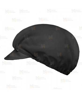 Cofia de rejilla con visera rígida color negro