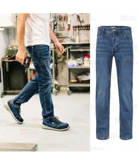 Pantalón vaquero con tejido elástico muy resistente