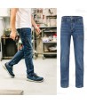 Pantalón vaquero con tejido elástico muy resistente
