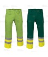 Pantalón económico bicolor de alta visibilidad