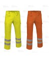 Pantalón económico bicolor de alta visibilidad