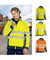 Chaqueta gruesa de softshell económica alta visibilidad