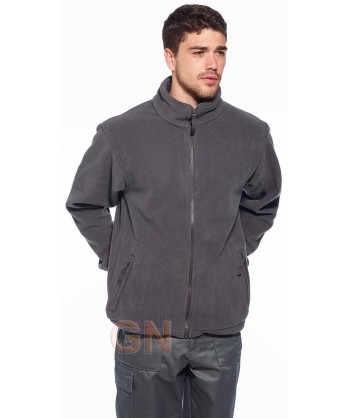 Chaqueta polar unisex muy gruesa color  gris