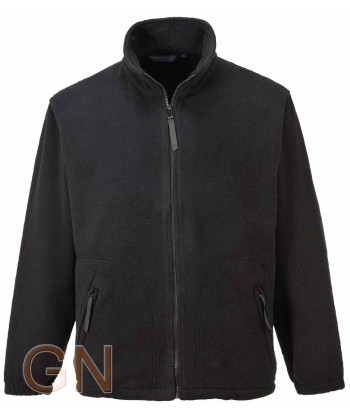 Chaqueta polar unisex muy gruesa color   negra