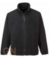Chaqueta polar unisex muy gruesa color   negra