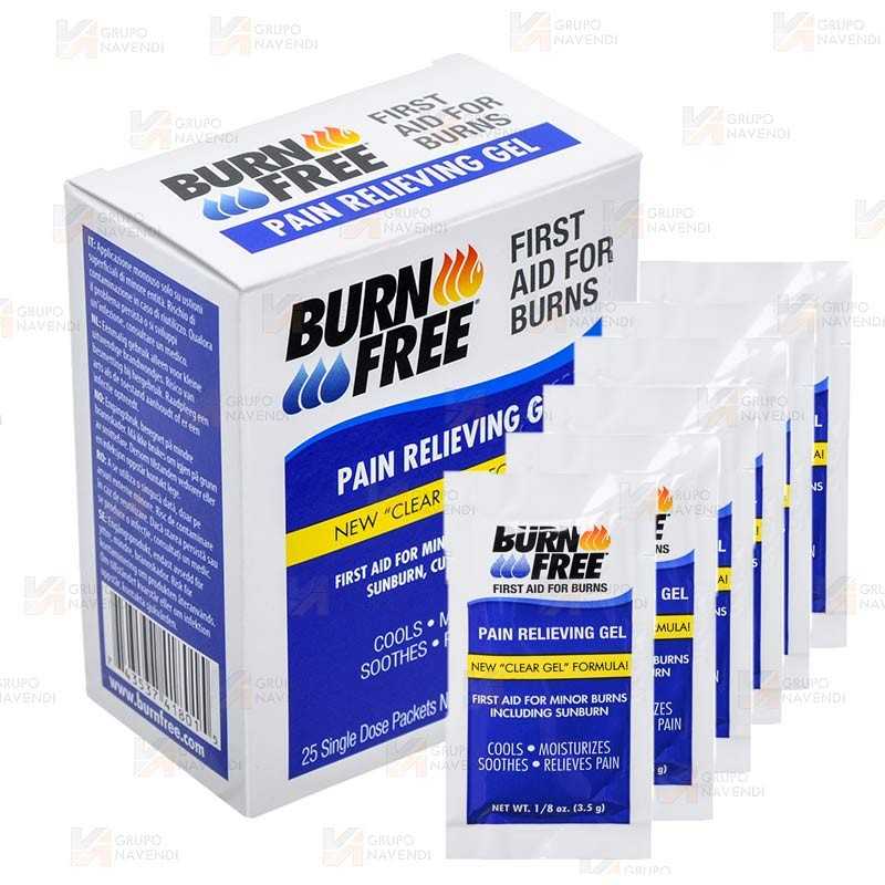 Gel para quemaduras en dosis individuales (Caja de 20 sobres)