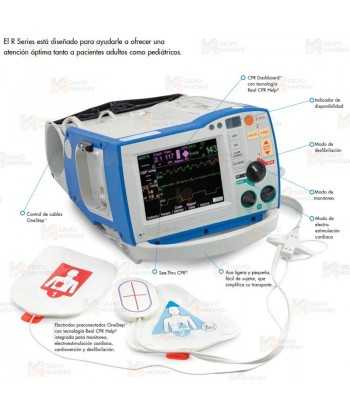 Monitor/Desfibrilador profesional R Series de Zoll