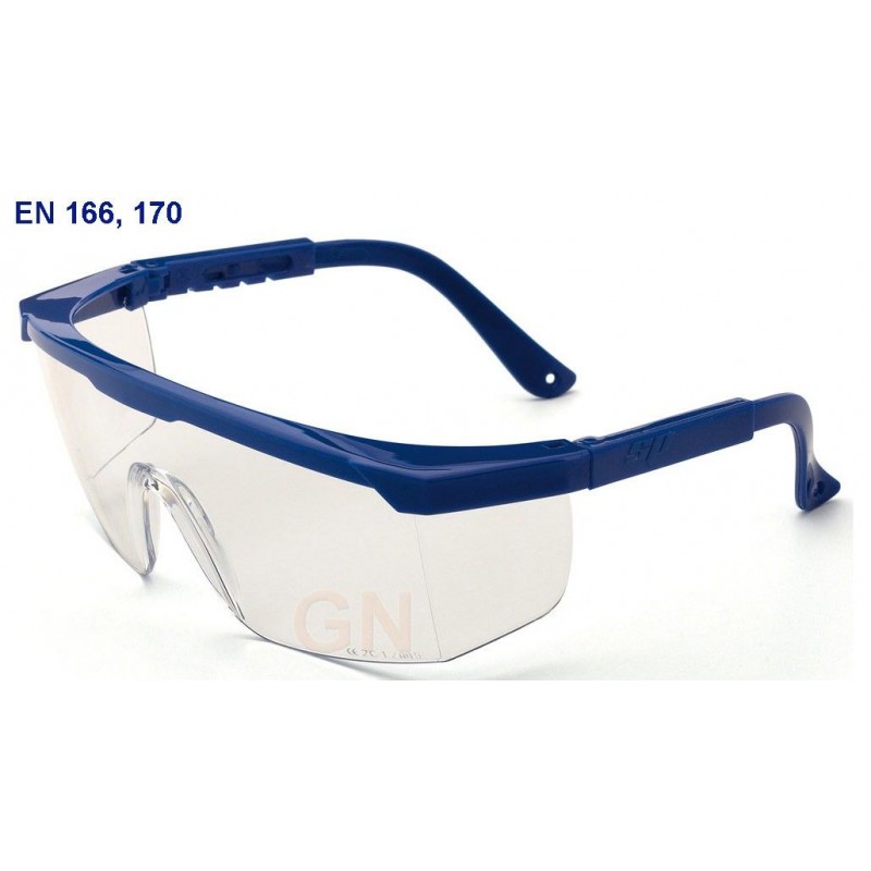 Gafas de protección con patillas regulables