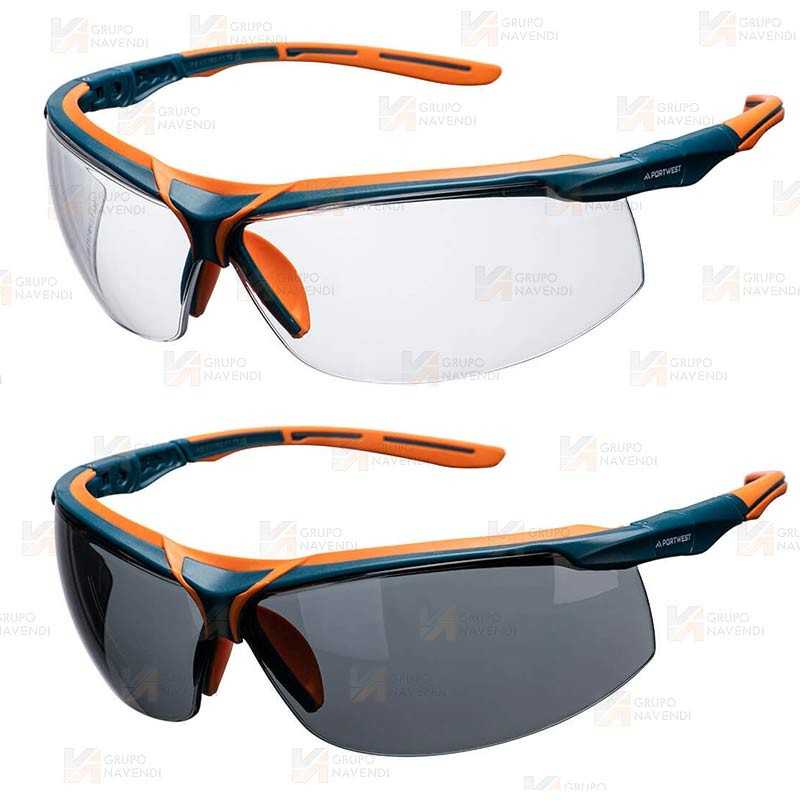 Gafas de seguridad Mega KN muy ligeras con protector de cejas de TPE