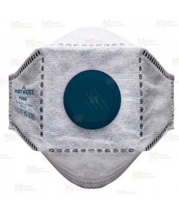 Mascarilla EAGLE plegable con carbono y válvula FFP2