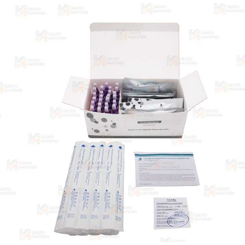 Test rápido COVID-19 Antígeno Nasal marca Lituo (25 uds.)