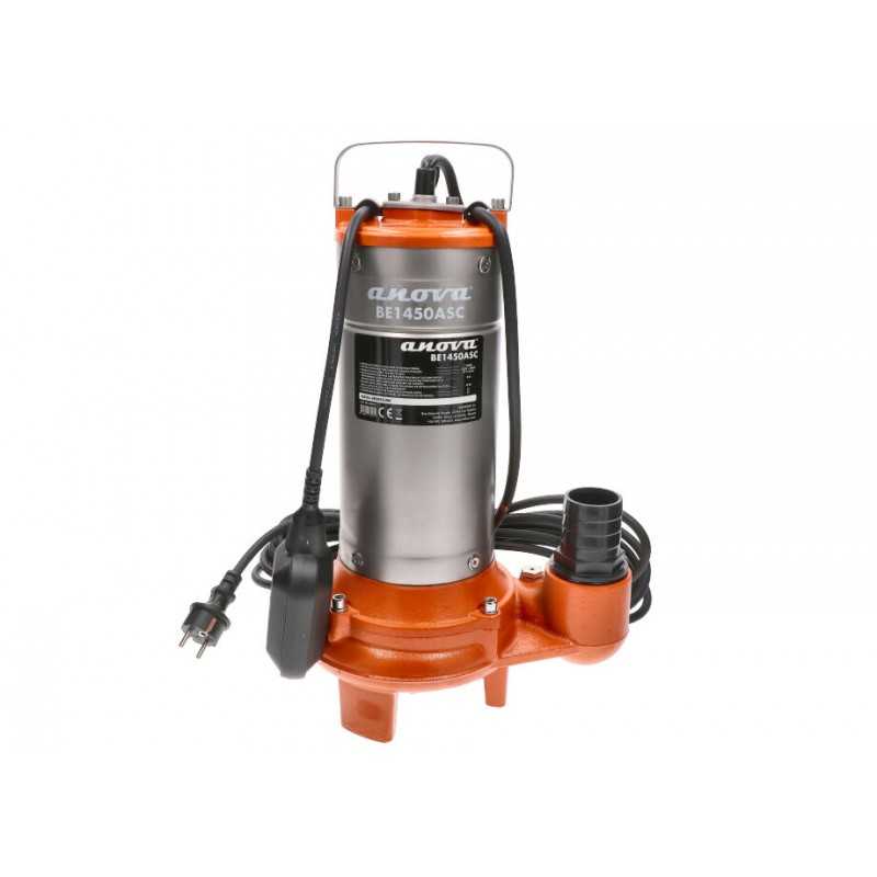 Electrobomba sumergible con cuchillas para aguas sucias 1100W-430L
