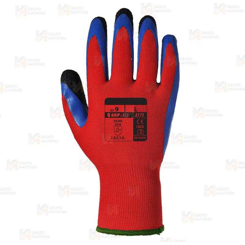 Guante grip con doble recubrimiento de látex
