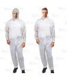 Mono desechable e impermeable con capucha y cremallera (50 Und.)